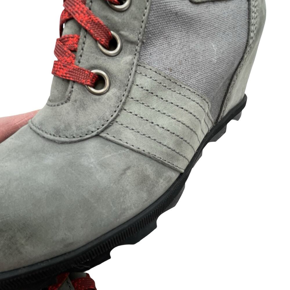 Sorel (11) Lexie Wedge Boot Quarry Waterproof Ankle Grey Winter Snow Rain - Picture 10 of 14
